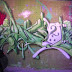 graffiti stack letters alphabet mural buble