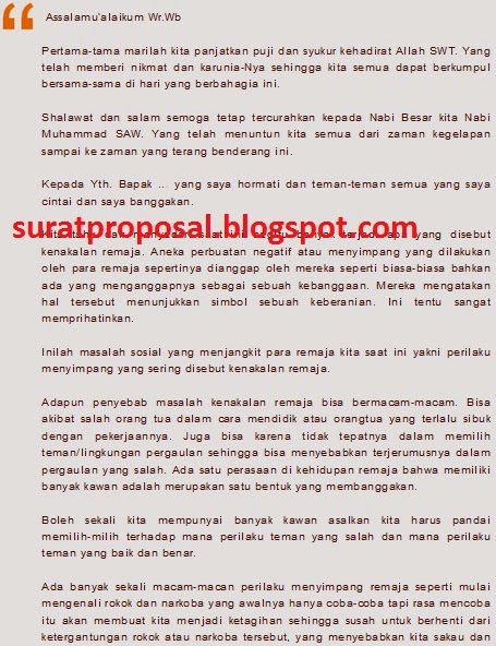 Contoh Pidato Tema Kenakalan Remaja - Contoh Surat Untuk 