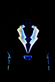 illuminated Black Lightning costume