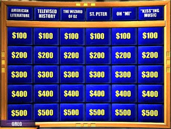 jeopardy logo photograph