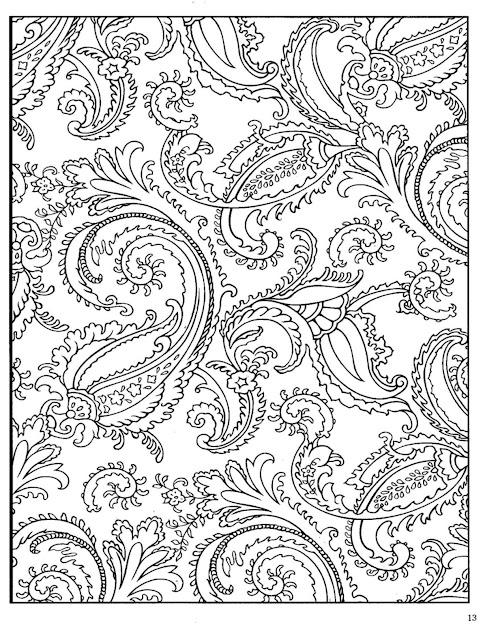 Paisley Designs Coloring Book  Bing Images