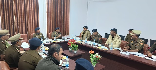 आगामी लोकसभा चुनाव के मध्यनजर पौड़ी पुलिस ने UP पुलिस से की बॉर्डर मीटिंग