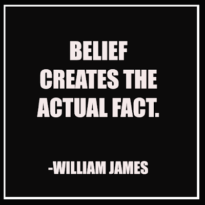 very short inspirational quotes - belief creates the actual fact - william