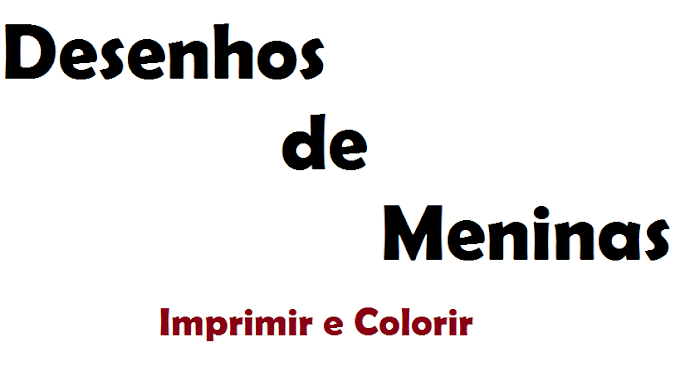 Desenhos Para Colorir de Meninas