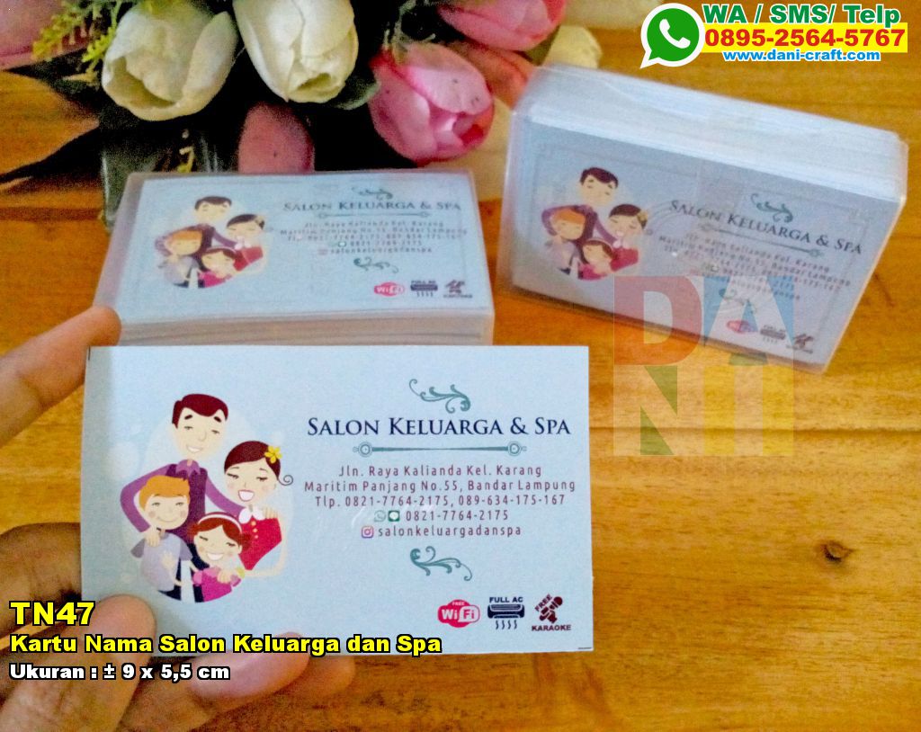 Contoh Kartu Nama Salon - Our Families Journey