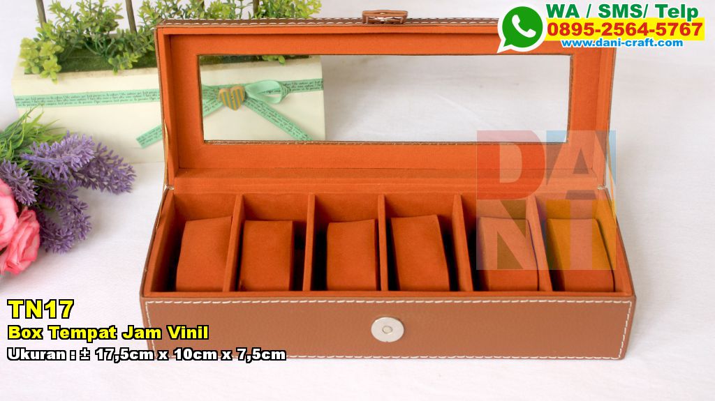 Box Tempat Jam Vinil  Souvenir Pernikahan