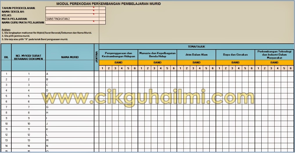 Modul Perekodan Perkembangan Pembelajaran Murid [DOWNLOAD 