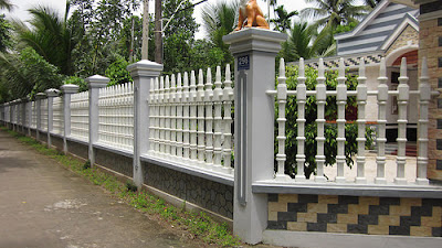 Kết hợp cổng và mẫu hàng rào biệt thự sẽ làm cho ngôi nhà trở nên thoáng hơn