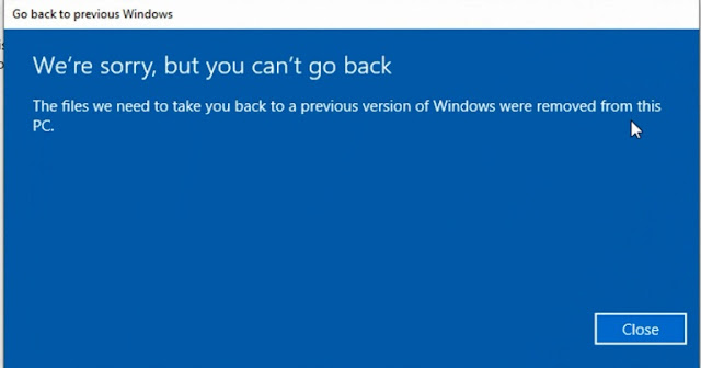 كيفية الرجوع إلى إصدار ويندوز 10 القديم عند وجود مشاكل في اخر تحديث windows 10 downgrade دون فورمات