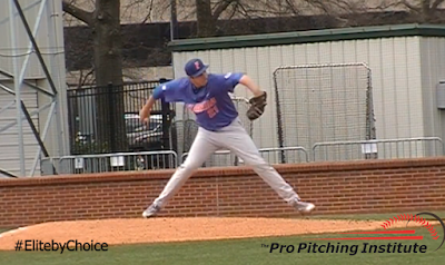 The throwing action your inner ear creates at foot plant brings your arm through the same tiny release window on every pitch and, at the same time, shows your opponent the same arm speed on every pitch.