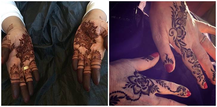 40 Gambar Tato Henna Mehndi India Di Jari Tangan Wanita Asli Cantik Dan Oke Banget