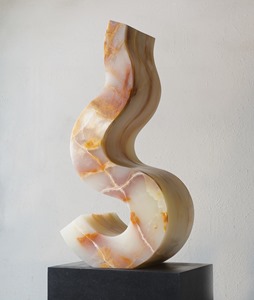 Lifting Mist: TURKISH ONYX, 2013; W 25 cm, H 76 cm, D 33 cm; £10,000