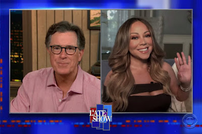 ItsNotYouItsMe Media "Back To The Future" Celebrates Mariah Carey's New Memoir About Her Past W/ Late Night Comedian King Stephen Colbert!