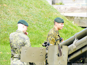 The Noon-Day Gun en la Ciudadela de Quebec