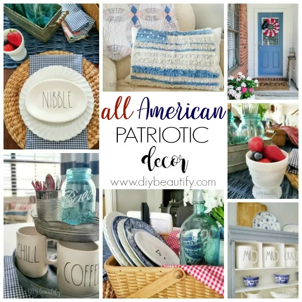 easy all-American patriotic decor