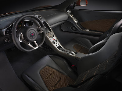 New McLaren supercar MP4 12C interior