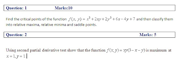 MTH301 Assignment No 2 Question