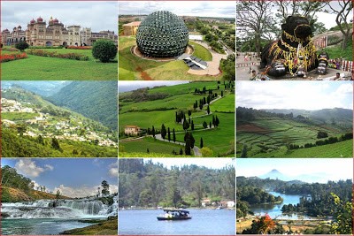 Travel Trip for Mysore-Ooty-Kodaikanal