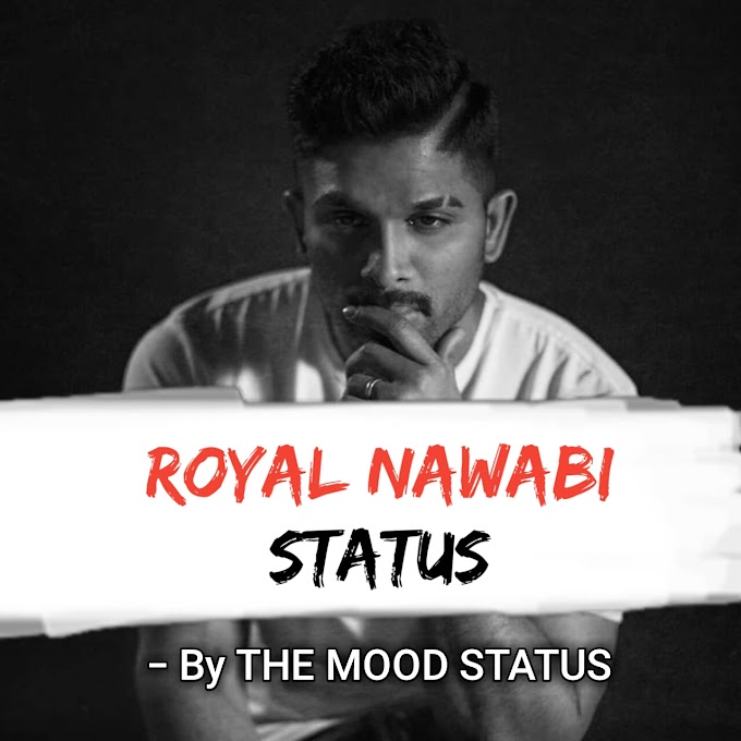 [BEST] Royal Nawabi Attitude Status Shayari in Hindi.