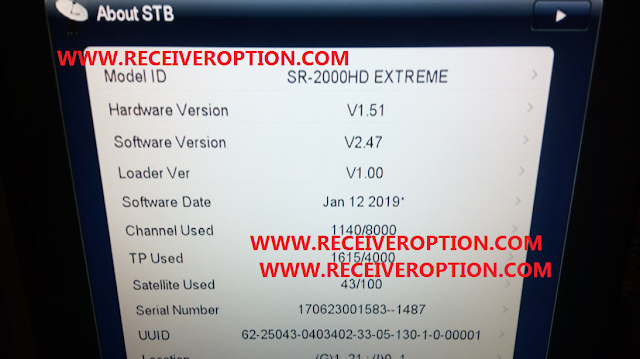 STARSAT SR-2000HD EXTREME RECEIVER NEW SOFTWARE