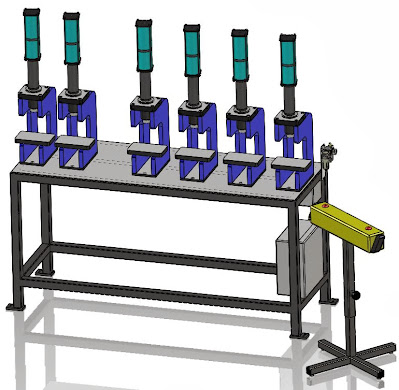 Modular press using multiple punch stations