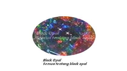 Bagaimana warna dari Black Opal bisa tercipta