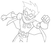 #5 Robin Coloring Page