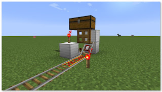 Mine craft, Redstone circuit, Mine cart