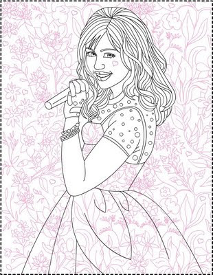 Hanna Montana Coloring Pages