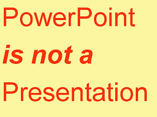 PowerPoint is a crutch for a poor presentation