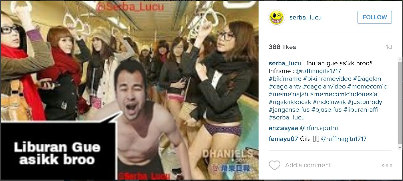 Raffi Ahmad Kocak Meme Meme Lucu Banget Liburan Bersponsor Ala