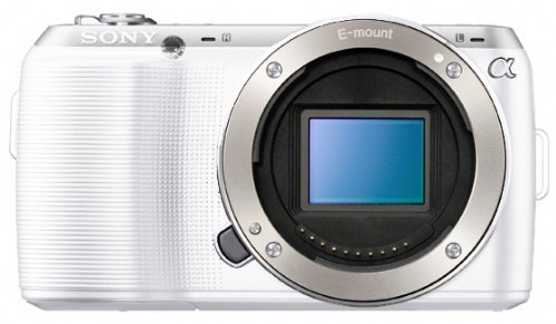 Sony Alpha NEX-C3 Digital Camera Body (White) Import Model No Warranty