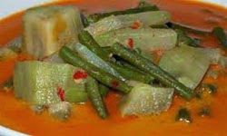 Resep praktis dan mudah membuat masakan khas sayur lodeh terong spesial enak, lezat
