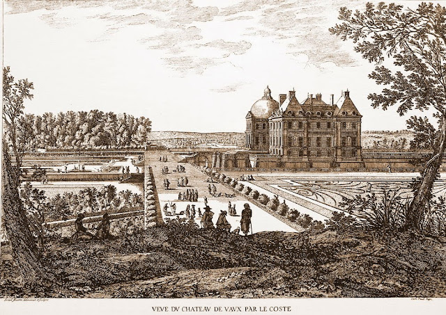 Château en Vaux-le-Vicomte de Nicolás Fouquet | Luis Le Vau + Charles Le Brun + André Le Nôtre