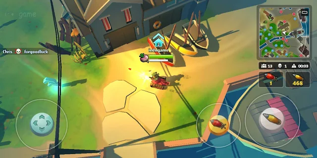 لعبة PvPets Tank Battle Royale Games | لعبة قتال الدبابات ومعارك البقاء ألعاب أونلاين