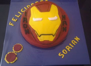 Tortas Iron Man, parte 1