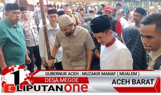 Gubernur Aceh, Hadiri Peringatan 3 Hari Wafatnya Ayahanda Bupati Aceh Barat