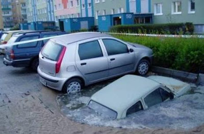 Aparcando en el agua