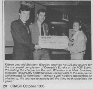 Domark, Eureka computer game, CRASH October 1985