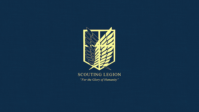   Scouting Legion For the Glory of Humanity Emblem Logo Attack on Titan Shingeki no Kyojin Anime HD Wallpaper Backgrounds f4. 