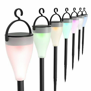 Solar Lights Outdoor Path Garden Light Decoration with Pack of 6 LED Garden Lamp