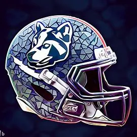 UConn Huskies Concept Football Helmets