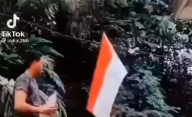 pembakar bendera merah putih orang aceh