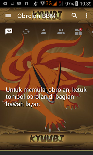 BBM Mod Kyubi Kurama v3.1.0.13 Apk Clone Terbaru