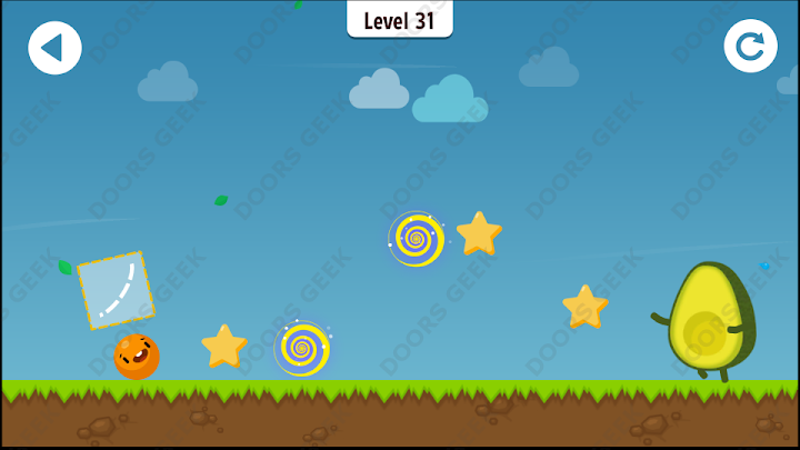 Where's My Avocado? Level 31 Solution, Cheats, Walkthrough, 3 Stars for Android, iPhone, iPad and iPod