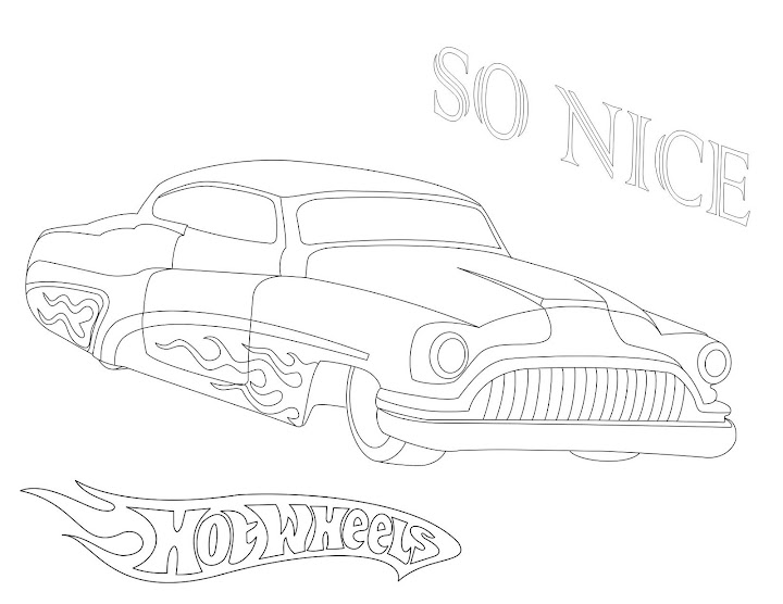 Free nice car coloring pages