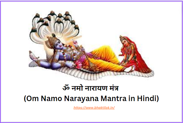 ॐ नमो नारायण मंत्र (Om Namo Narayana Mantra in Hindi) - Bhaktilok
