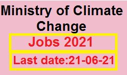 Ministry of Climate Change Jobs