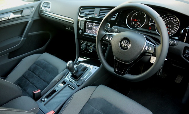 VW Golf 7 GT front interior