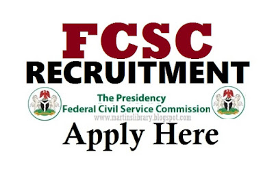 FCSC Recruitment Portal 2017 - Online Forms here for 2018 and 2019